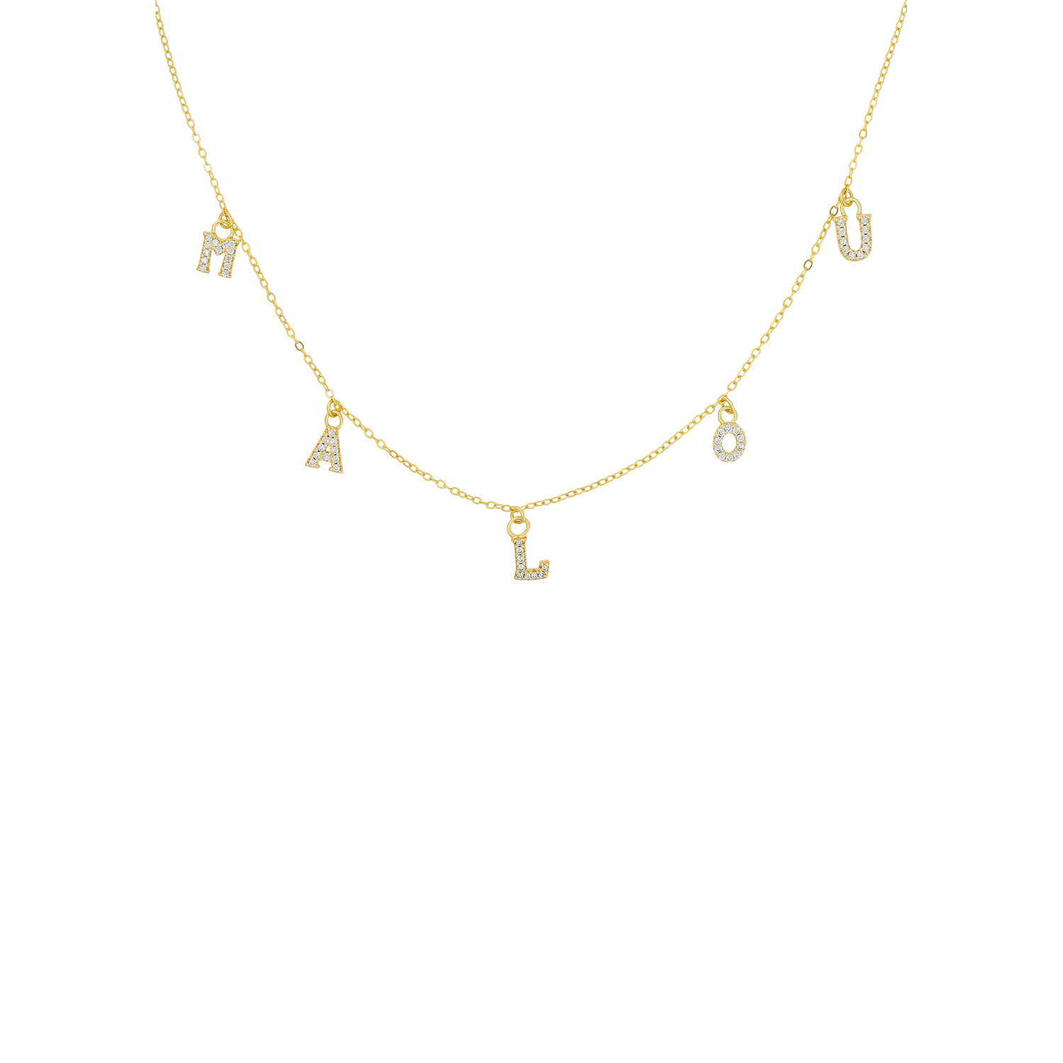 Gravure Letter Pendant