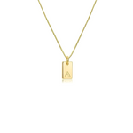 Aura Bogstav Halskæde - Gravure