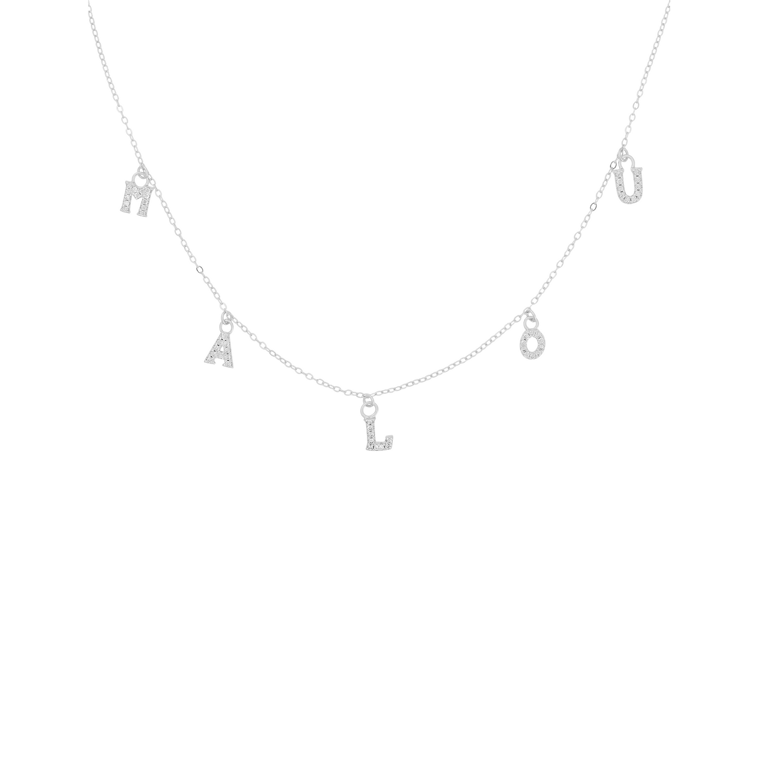 Gravure Letter Pendant